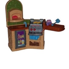 Fisher-Price Loving Family casa de bonecas churrasqueira forno de pizza conjunto de grelha comprar usado  Enviando para Brazil