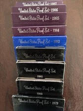 1979-1987 - Juegos de prueba completos de 9 años + 6 extras - SF como nuevo OGP segunda mano  Embacar hacia Mexico