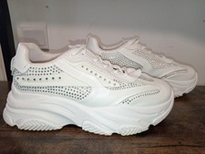White faux leather for sale  BASINGSTOKE