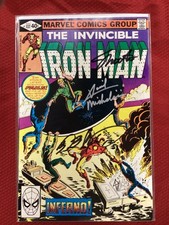 IRON MAN #137 3x ASSINADO JIM SHOOTER, BOB LAYTON, DAVID MICHELINIE COM COA JSU, usado comprar usado  Enviando para Brazil