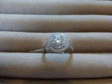 Stunning moissanite cluster for sale  ORPINGTON