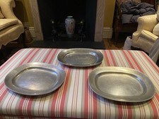 Pewter serving platter for sale  LONDON