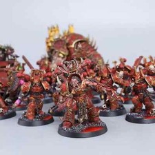 Warhammer 40k - World Eaters: zestaw wojskowy [MALOWANY] na sprzedaż  PL