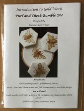 Gold work embroidery for sale  CHESTER