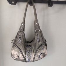 Bolsa de ombro Y2K Angel Kiss verde amuleto cravejado motociclista hobo bolsa grunge emo comprar usado  Enviando para Brazil