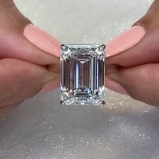 12.75tcw emerald cut for sale  New York