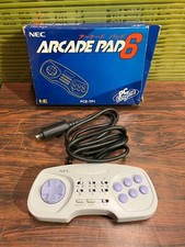 Usado, Controle de motor NEC PC Joy Pad controlador ARCADE PAD 6 PCE-TP1 com caixa Japão F282MI comprar usado  Enviando para Brazil