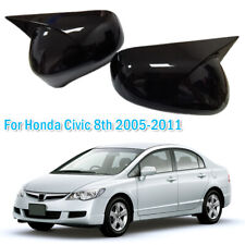 Tampa de espelho retrovisor lateral buzina de boi preta 8º brilho Honda Civic 2005-2011 comprar usado  Enviando para Brazil