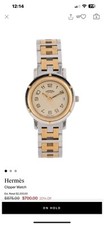 Relógio Feminino Hermès Clipper – Mostrador Creme 24mm, usado comprar usado  Enviando para Brazil