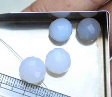 27,30 quilates de calcedônia natural redonda facetada brioleta lágrima gota pedras preciosas soltas contas comprar usado  Enviando para Brazil