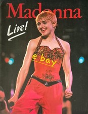 MADONNA Live - Who's That Girl Tour Book com grande pôster removível. 1987. comprar usado  Enviando para Brazil