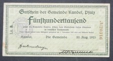 Germania notgeld kandel usato  Verona