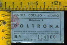 Biglietto teatro cinema usato  Milano