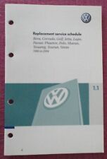 Volkswagen service book for sale  SHERINGHAM