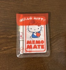 RARO VINTAGE Original 1976 SANRIO Hello Kitty MEMO MATE Caneta Almofada de Papel e Estojo Japão, usado comprar usado RARO VINTAGE Original 1976 SANRIO Hello Kitty MEMO MATE Caneta Almofada de Papel e Estojo Japão, usado comprar usado  Enviando para Brazil
