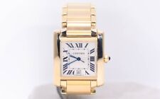 Relógio Cartier Tank Francaise 27 mm ouro amarelo caixa e serviço Cartier comprar usado  Enviando para Brazil