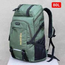 Usado, Mochila de viagem 60L/80L dois tamanhos masculina feminina grande capacidade bolsas de bagagem externas comprar usado  Enviando para Brazil