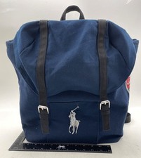 Mochila Polo Ralph Lauren Fragrâncias de Lona Azul Marinho - Bom Estado comprar usado  Enviando para Brazil