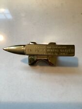 Souvenir brass anvil for sale  Annandale