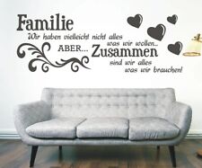 Wandtattoo spruch familie gebraucht kaufen  Wilster