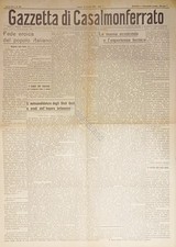 Gazzetta casalmonferrato 1941 usato  Vimodrone