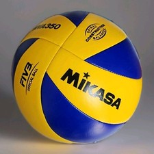 Bola oficial Miskasa MVA350 Olympic Varsity vôlei ao ar livre azul/amarela comprar usado  Enviando para Brazil