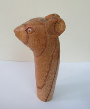 Wooden carved mouse for sale  PETERBOROUGH