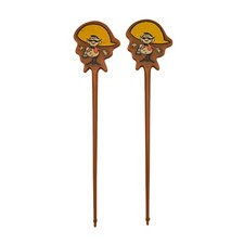 Lote de 2 Agitadores SENOR PICO Vintage Coquetel Swizzle Stick 1966 Fabricado no Japão comprar usado  Enviando para Brazil