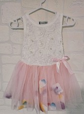 Festkleid mädchen rosa gebraucht kaufen  Frankfurt am Main