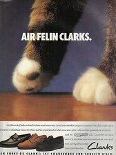 Advertising 1990 clarks d'occasion  Expédié en Belgium