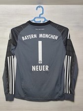 #1 NOVO FC BAYERN MUNCHEN 2014-15 CAMISA DE GOLEIRO ADIDAS CAMISA DE FUTEBOL TAMANHO MB, usado comprar usado  Enviando para Brazil