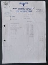 Invoice motobecane philippo d'occasion  Expédié en Belgium