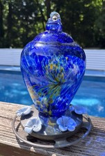 Blue swirled glass for sale  Sparrows Point