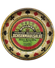 Vintage werbe blechteller gebraucht kaufen  Gundelfingen