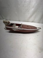 ~VINTAGE~ BATERIA OPCIONAL. BARCO DE BRINQUEDO FLEET LINE ZEPHYR COM MOTOR DE POPA JOHNSON (NR) comprar usado  Enviando para Brazil