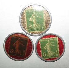 Lot timbres monnaies d'occasion  Pacy-sur-Eure