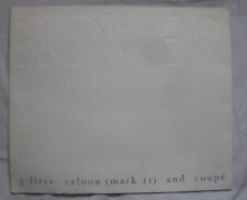 1963 rover litre for sale  DARWEN