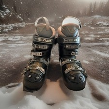 Botas de esqui Head Super Macro tamanho 23.0 23.5 snowboard esqui ajuste duplo perfil comprar usado  Enviando para Brazil