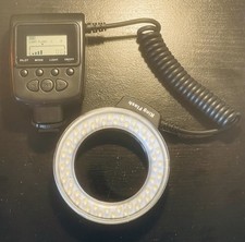 Macro LED anel luz flash RF 550D para Nikon Canon Olympus Fuji DSLR comprar usado  Enviando para Brazil