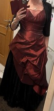 Abenkleid ballkleid rot gebraucht kaufen  Lünen