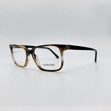 Usado, Óculos Calvin Klein Masculino Feminino Angular Marrom Preto Mod. CK 8581 Novo comprar usado  Enviando para Brazil