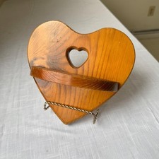 Vintage wooden heart for sale  Edinboro