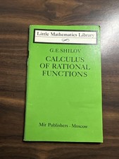 Calculus Of Rational Functions comprar usado Calculus Of Rational Functions comprar usado  Enviando para Brazil