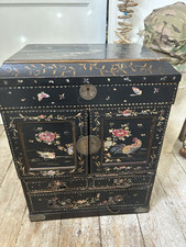 Stunning antique lacquered for sale  RICHMOND