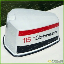 Conjunto de decalques de vinil 115 HP Johnson final dos anos 70 motores de popa V4 alta fundição comprar usado  Enviando para Brazil