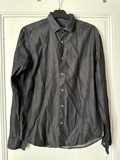 Chemise noire manches d'occasion  La Ferté-Gaucher