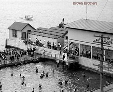 1900s NYC Piscina Flutuante Feminina Casa de Banho Câmera de Vidro Negativa #3 comprar usado  Enviando para Brazil