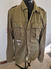 Superdry military overshirt for sale  LEYLAND