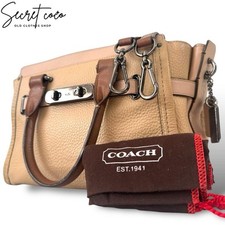 Usado, Bolsa de ombro Coach Swagger bolsa de mão de couro com bolsa de armazenamento comprar usado  Enviando para Brazil
