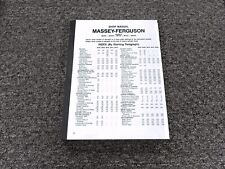 Massey Ferguson MF 255 265 275 270 290 Trator Shop Manual de Serviço de Reparo comprar usado  Enviando para Brazil